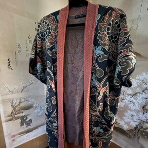 Peruvian Connection Pima Art Knit Kimono